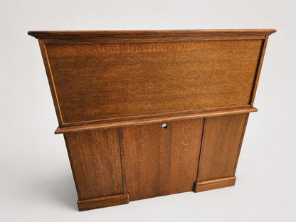 Vintage Oak Roll Top Desk Secretary Victorian Executive Office Vintage Furniture