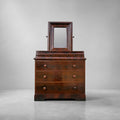 Antique Mahogany Dresser with Mirror - Vintage Style, Excellent Condition